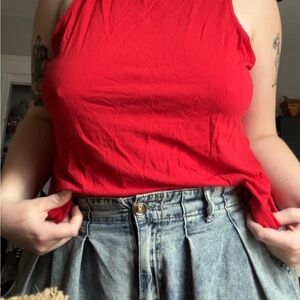 Savage X Fenty Bold Red Tank Top